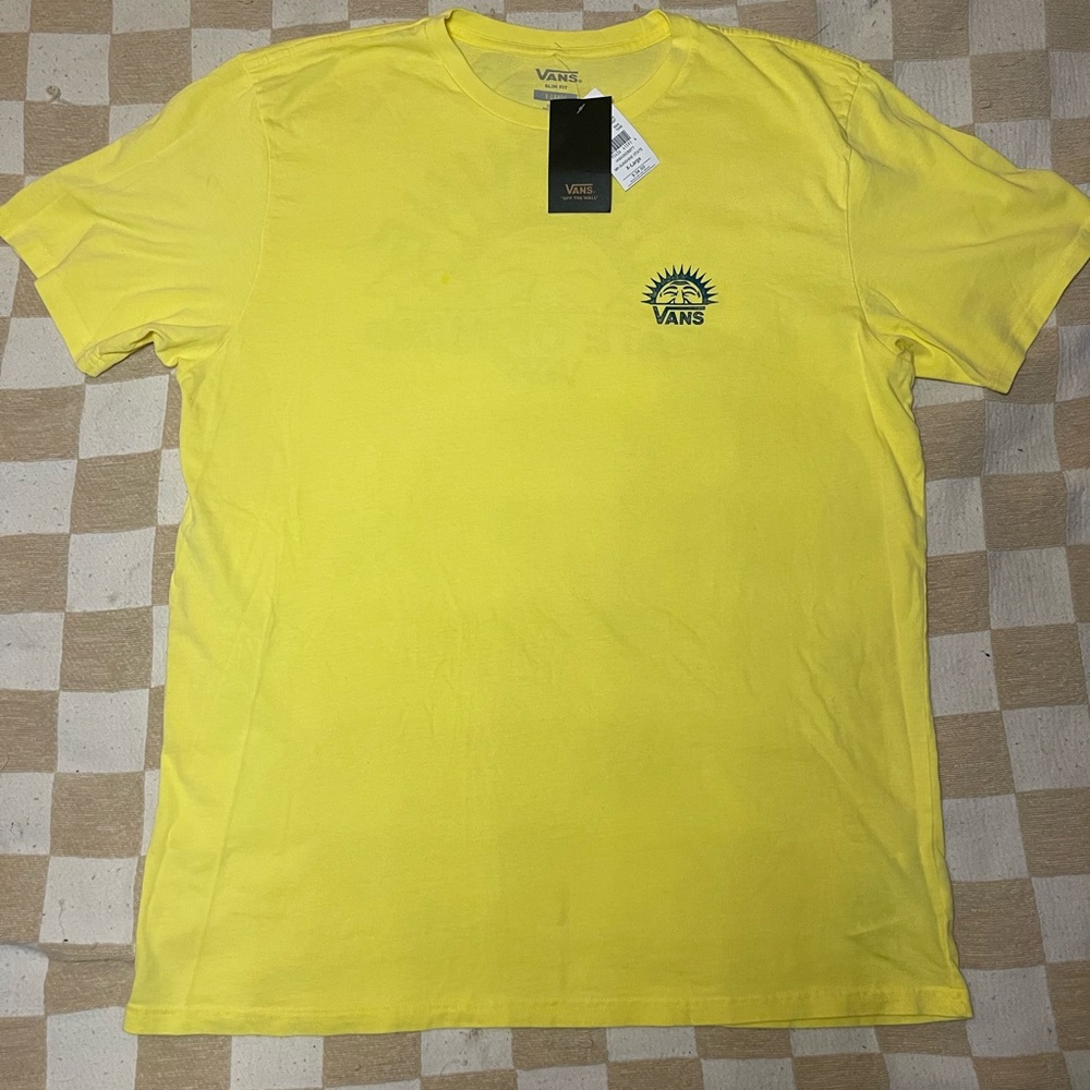 Vans Yellow Short Sleeve Tee